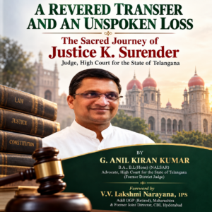 A Revered Transfer and an Unspoken Loss: The Journey of Justice K. Surender